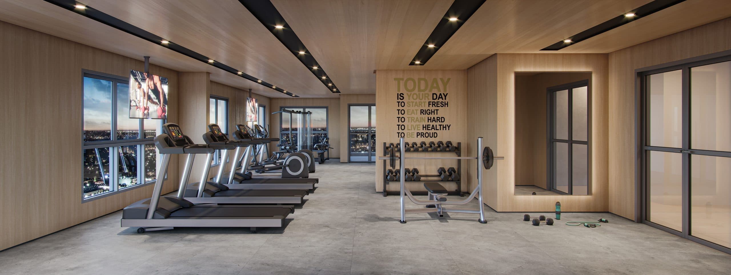 Imagem 3D do Fitness Torre 1