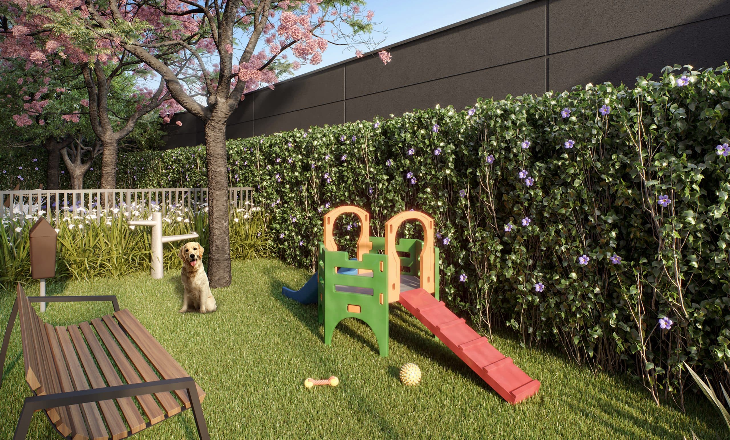 Imagem 3D do Pet Place