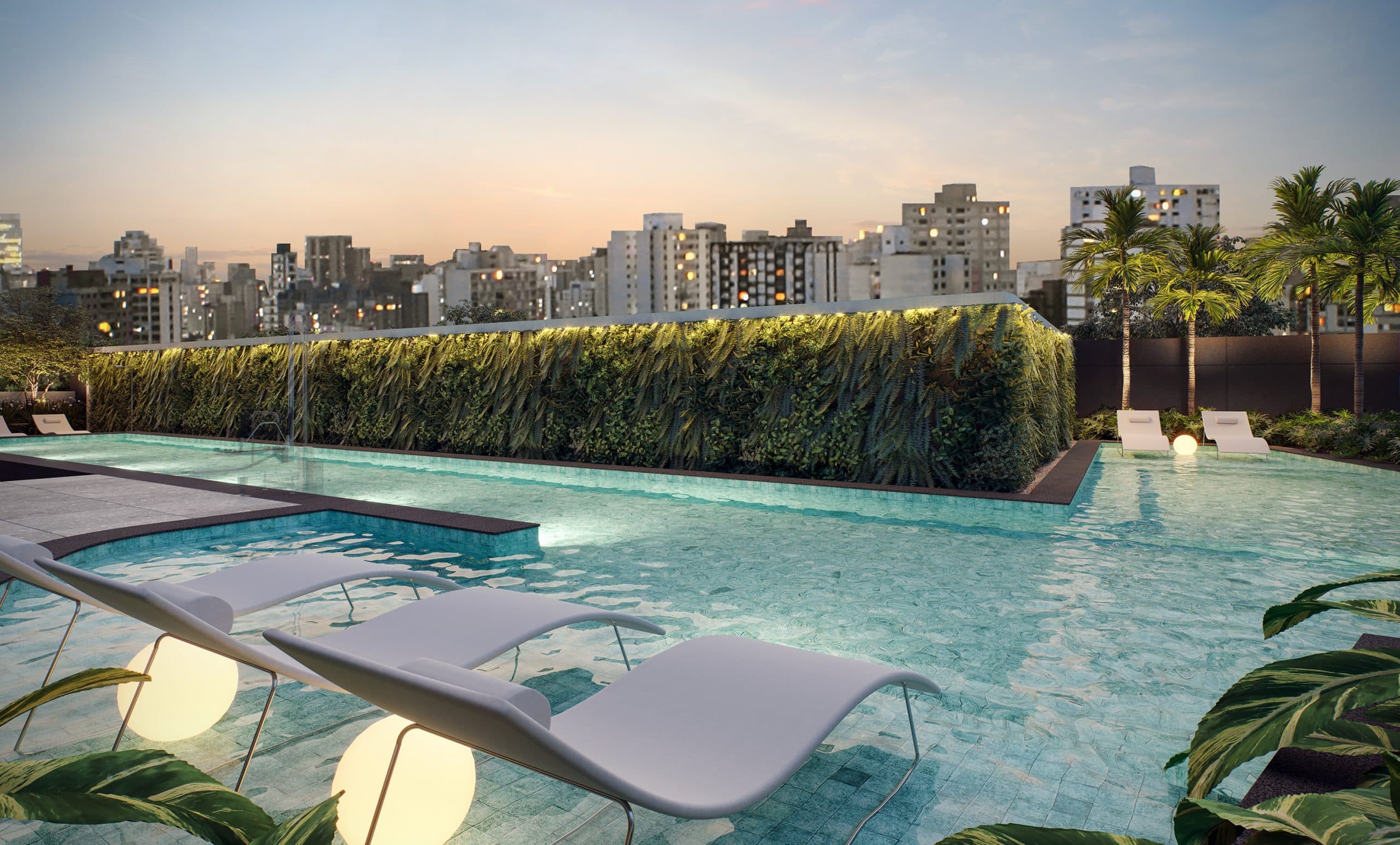 Imagem 3D da Piscina