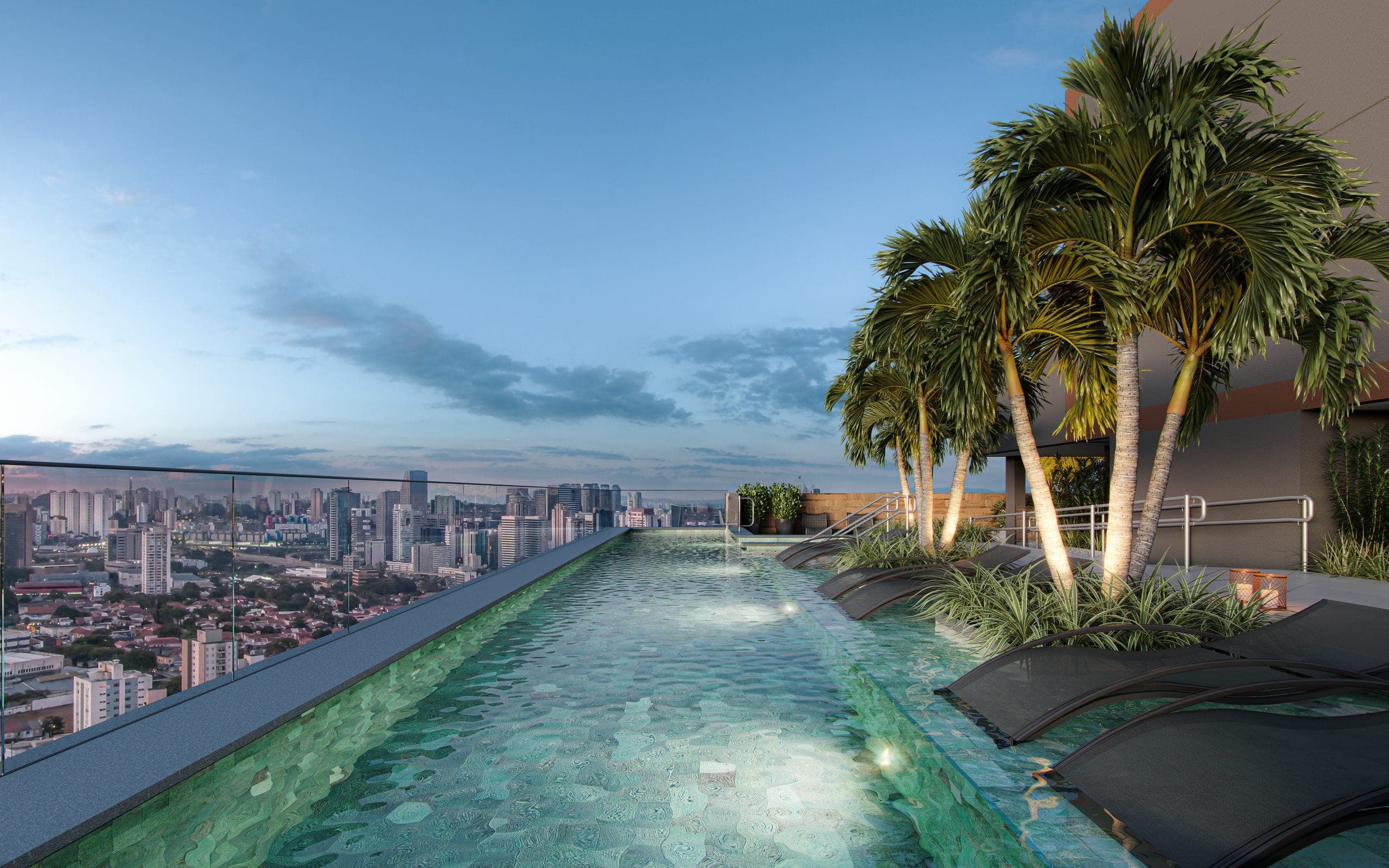 Imagem 3D da Piscina Torre 1