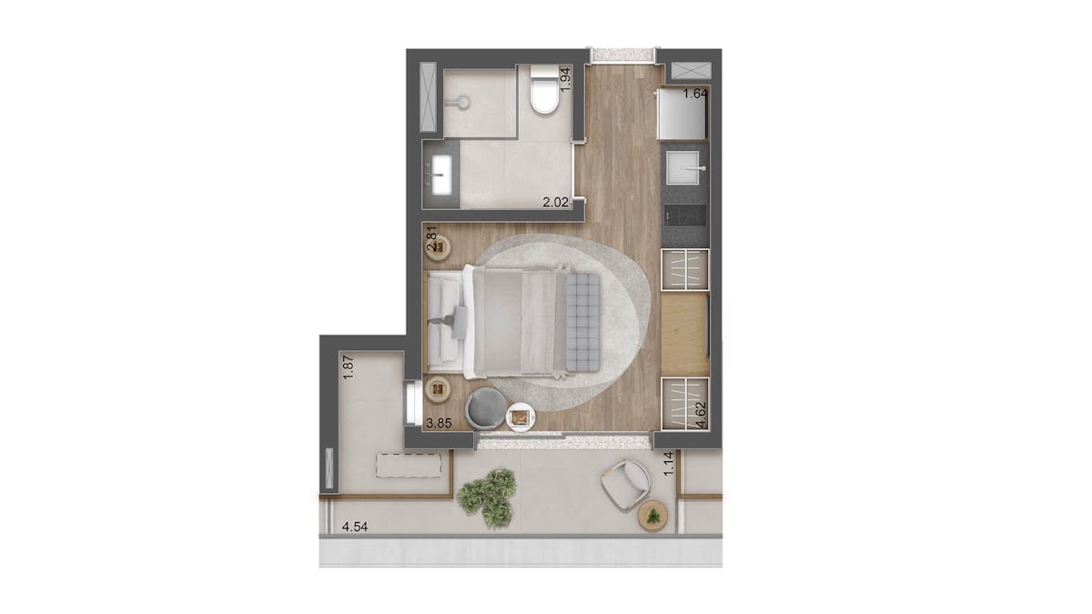 Luxury Apartment de 29m²